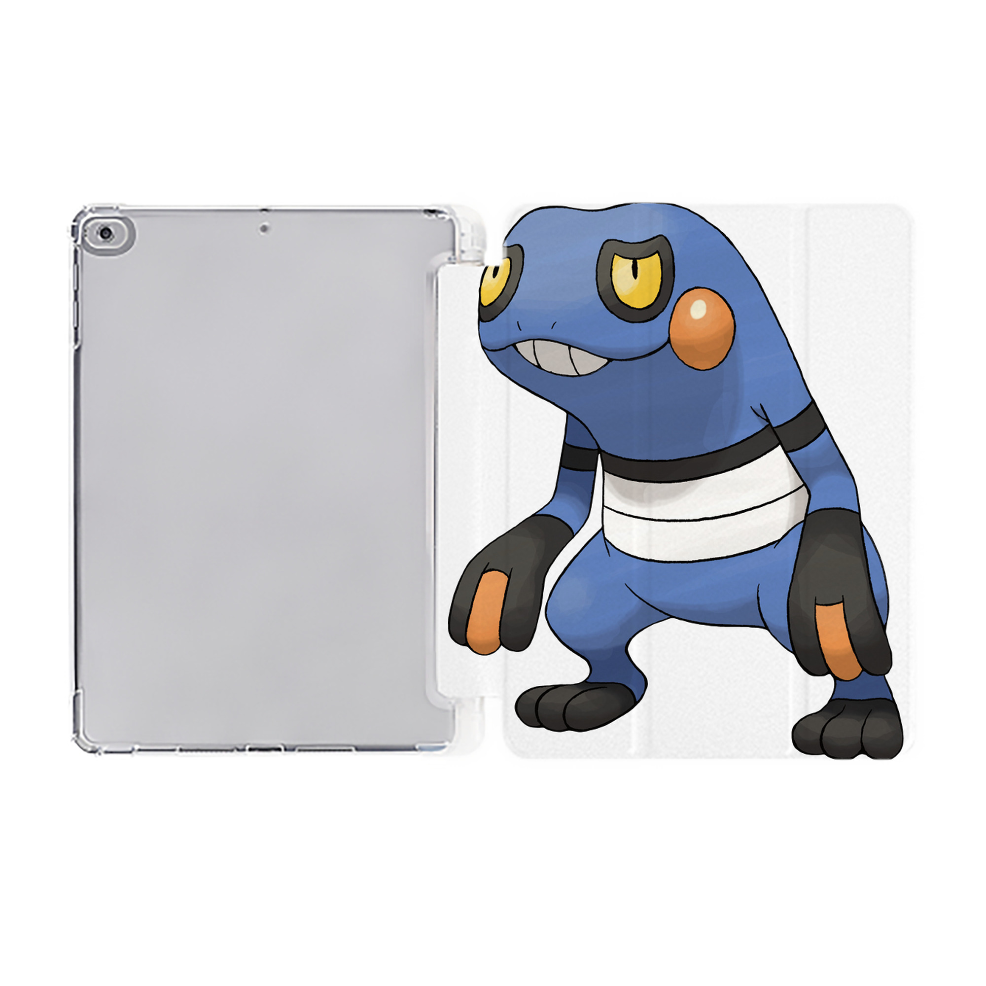（画像用） ポケットモンスター Pokémon IPad ケース ペン収納付き 三つ折りスタンド PUレザー×シリコン 対応機種9.5/10.5/10.9インチ
